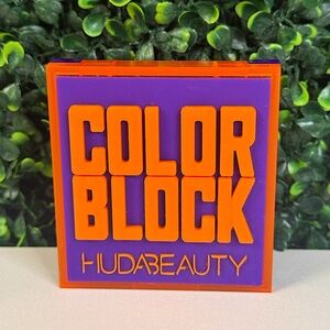 HUDA BEAUTY Color Block Purple Orange Obsessions Eyeshadow Palette (New)